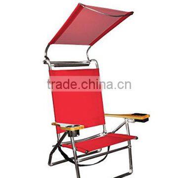 Low Sand Beach Chair With Sunshade photo-3