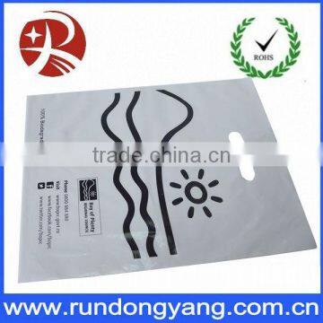 Custom PE plastic shopping bags for sale