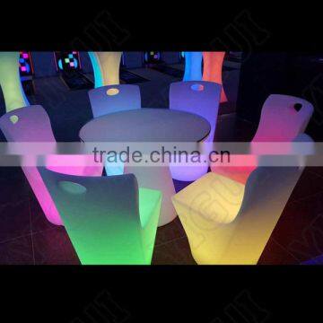 Plastic Material and Commercial Furniture General Use Glowing Dining Tables photo-2