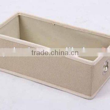 rectangular linen storage box