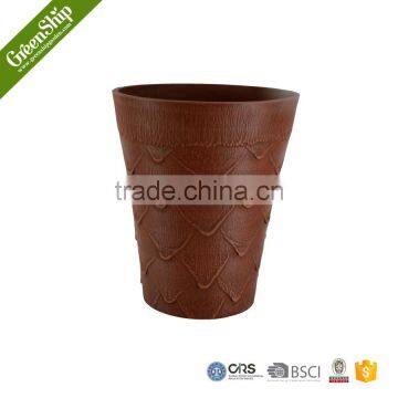 Unique Design Hydroponics Tall Round Decoration Flower Pot With Self Watering System