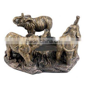 Bronze Elephants Candle Holder For Home Decoration photo-3