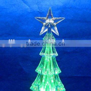 Dongguan Acrylic Factory Crystal Led Tower Christmas Tree With Try me photo-4