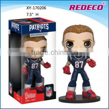 Resin cartoon bobble head figurines