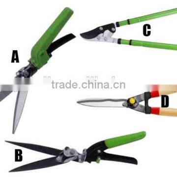 wooden handle garden lopper shear hedge shear pruning shear/grass shear