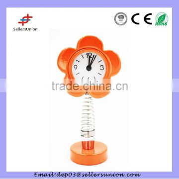 made in china table clock with button cell