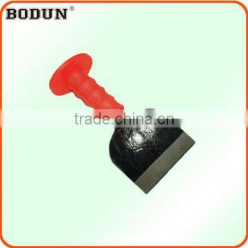 H6019 Flat cold chisel with orange round rubber handle