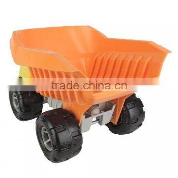 Dongguan Toy Big Plastic Dump Truck Yellow Cab and Orange Dump From ICTC Factory photo-3