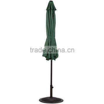 Patio Outdoor Metal 10ft Push Button Tilt Green Market Umbrella photo-3