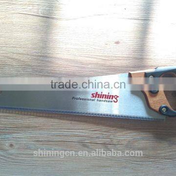 450mm Hand Saw With Wood and Rubber Handle/ Hot Selling Hand Saw photo-2