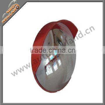 Convex road safety mirror