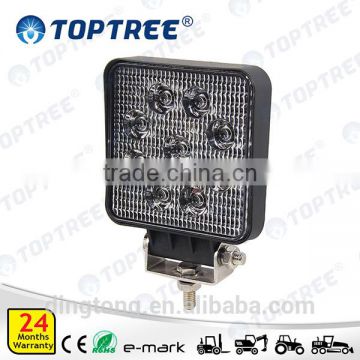 Better Price New 27w 9-32v Square plastic houding led work light