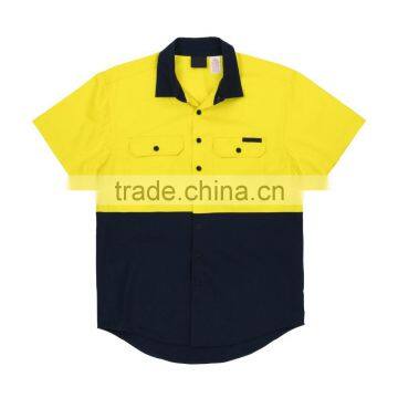 Short Sleeve Fluro work Shirt