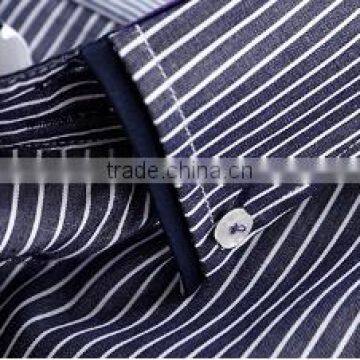 2016 Four Breasted Men's Shirt Long Sleeve Striped Shirt photo-6