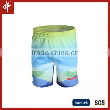 Full sublimation uniforms,Rugby t shirt,Plain Sky Blue jersey football Shorts