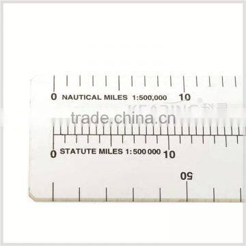 Kearing Brand #KNM-2 Nautical Miles Scale Ruler Size:420*38*4.5mm photo-2