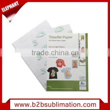 High quality A3 Laser heat transfer paper for dark t-shirt