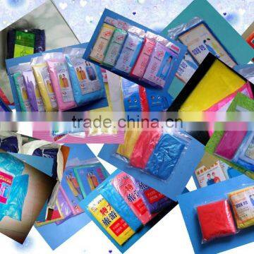 Colorful PE Disposable Emergency Poncho Bulk