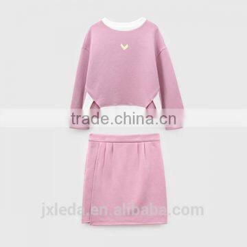 100%cotton Fashion Custom Two-piece Suit Woman photo-4