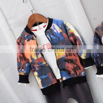 YE5215 children clothing autumn 2017 fashion sport kids boys coats