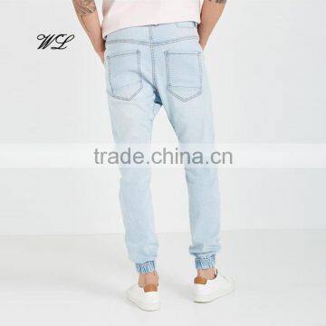 Men Denim Fabric Harem Jean Pants Cotton/Spandex Customised New Man Jeans photo-3