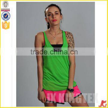 Latest Low Neck Ladies Fashion Singel Jersey Tops photo-3