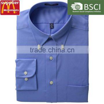 Wholesale High Quality Light Purple Dress Mens Shirt photo-6
