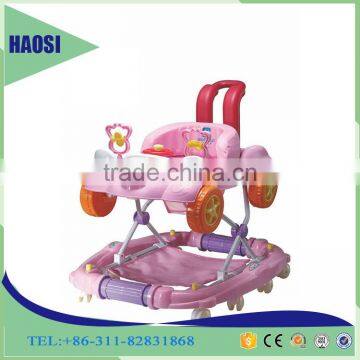 safe Popular in Europe cheap baby walkers,height adjustable 2 in1 baby walker