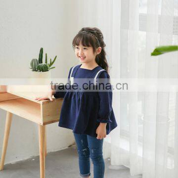 S60628B 2017 New Autumn Child Collar Dress for Girls photo-3