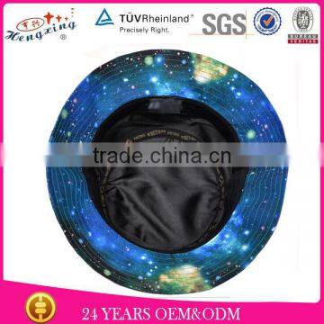 Custom Design Wholesale Blank Bucket Hat Galaxy Cheap Bucket Hat/cap photo-2