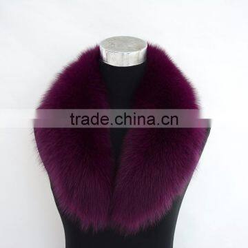 Myfur High End Custom Size Long Fox Fur Collar Soft Fox Body Fur Made