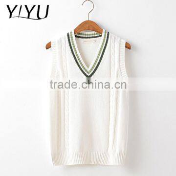 Trend Girl V-neck School Uniform Sweater Vests for High School Students photo-2