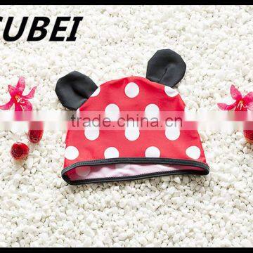 Children's Swimsuit Girls Swimsuit Big Wave Point Split Child Bikini Two-piece Swimsuit Children Swimming Cap photo-5