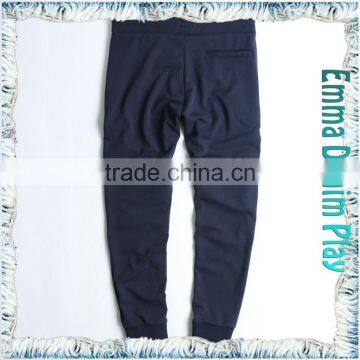 New Style Dark Blue Super Soft Combed Cotton Joggers