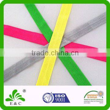 custom color large stretch fold over elastic with Oeko-Tex100 Certificate