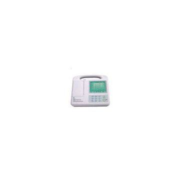 Portable Digital 6 channel 12 lead Electrocardiograph ecg machine with printer for sale