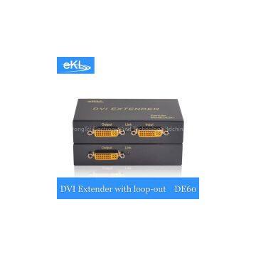 DVI Extender 60m Over CAT5/6 With Local Loop-out Function photo-3