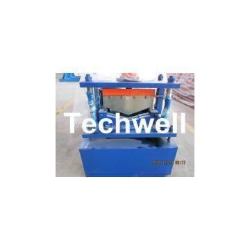 Roof Ridge Cap Cold Roll Forming Machine With HRC 50-60 Cutting Blade photo-2