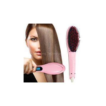 Alibaba Wholesale Factory Price PTC Heater Electric LCD Hair Straightener Brush