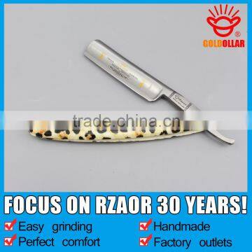 "GOLD DOLLAR R70" razor stainless steel barber razor cut throat razor blade