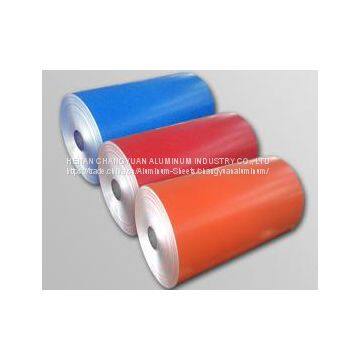 3003,3105,1100,1050,1060 Color coated aluminum coil