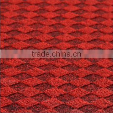 100% polyester needle punched nonwoven double jacquard carpet