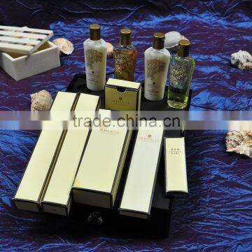 Wholesales eco friendly disposable personalized guest amenities hotel set