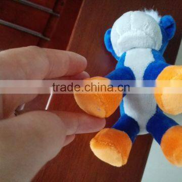 10cm Custom Stuffed Plush Dog Toy With Hanger Rope
