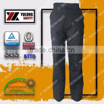 Sale EN 14116 manufacture color fastness 4-5 grade working flame retardant pants