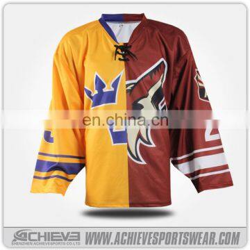 Custom Sublimation Team Ice Hockey Jerseys Made in Achieve photo-2