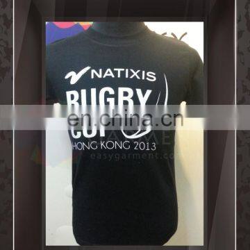 2015 Hot Sales Custom Logo Design O Neck Sport Tee Shirt