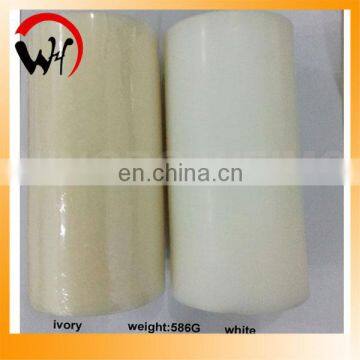 6 inch white pillar candle