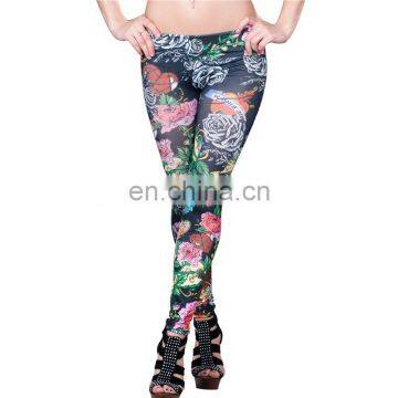 Newest Printed Seamless Tatoo Design Legging Pantaloon photo-4
