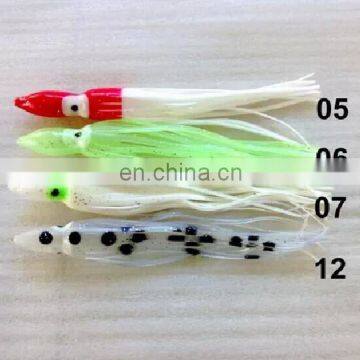 14cm Octopus Hootchie Downrigger Salmon Fishing Lures